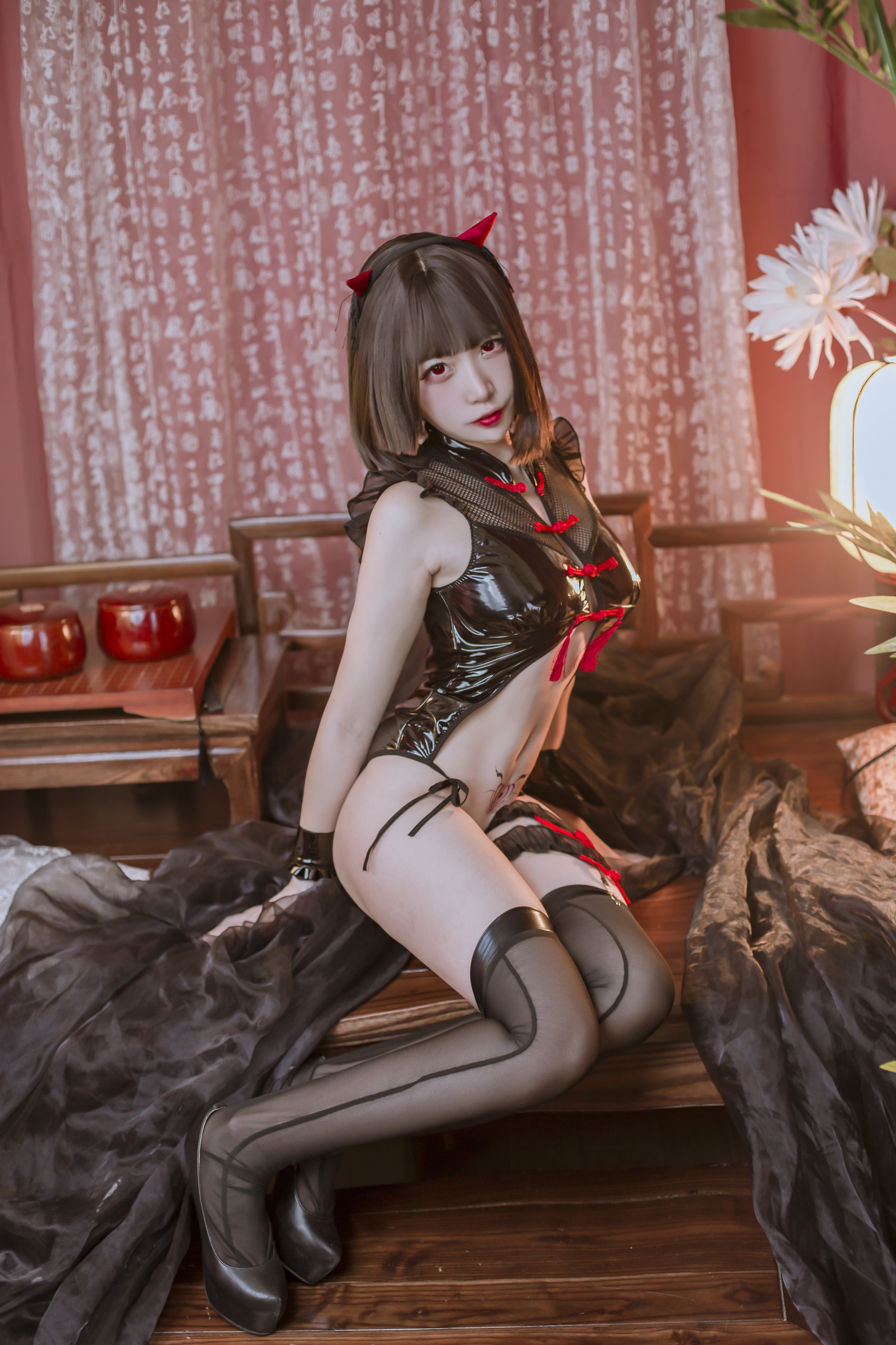 图片[1]-二佐Nisa – NO.082 二佐 中华风小恶魔 [31P]-XikXak